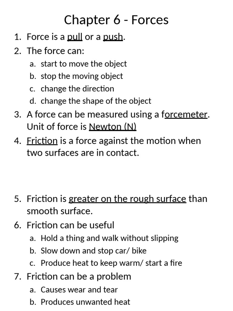 Understanding Forces and Friction | PDF