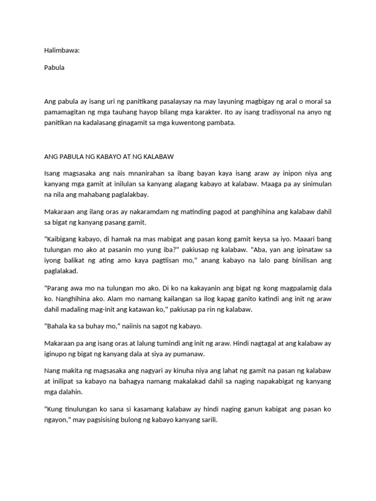Pabula Reporting | PDF