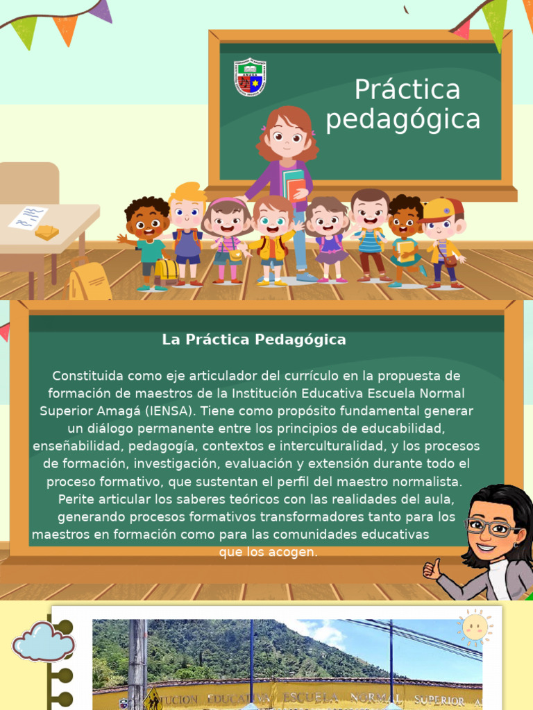 Práctica Pedagógica en IENSA: Formación Docente | PDF | Enseñando ...