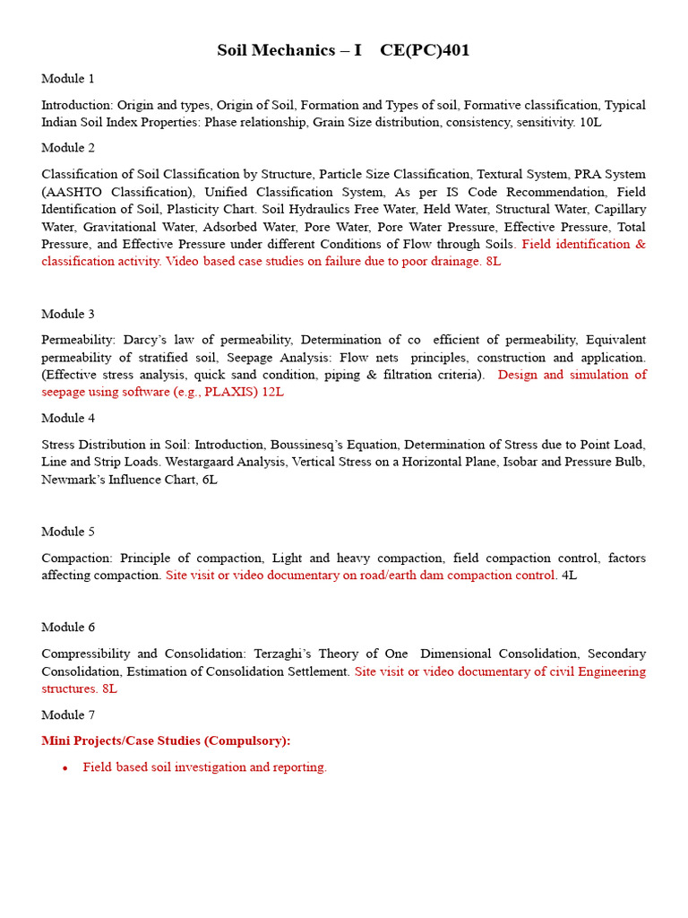 Comprehensive Soil Mechanics and Foundation Engineering Guide | PDF ...