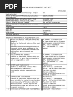 Isf Form Template PDF