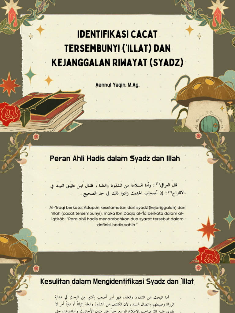 Identifikasi Syadz dan Illat Hadis | PDF