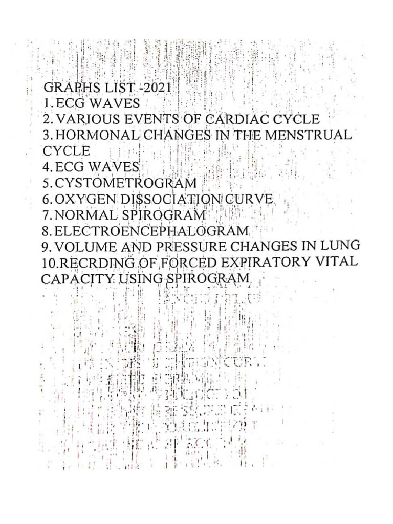 Physiology Graph | PDF