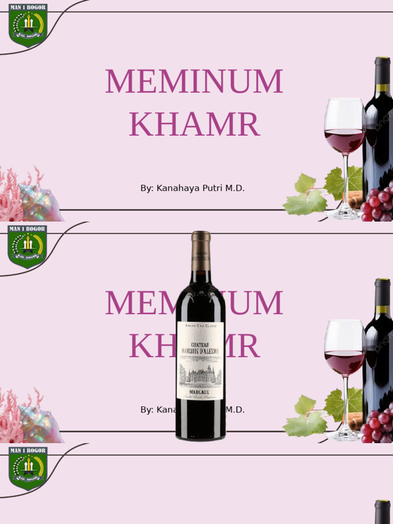 Dampak dan Hukum Meminum Khamr | PDF