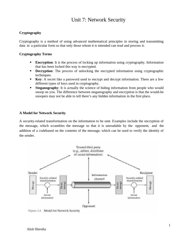Network Security: Cryptography Basics | PDF | Firewall (Computing ...