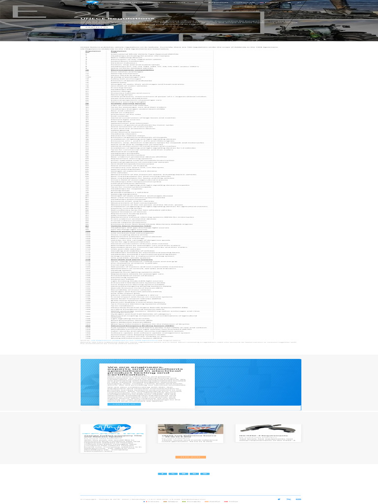 UNECE Regulations - Automotive - Requirements - Testups | PDF ...