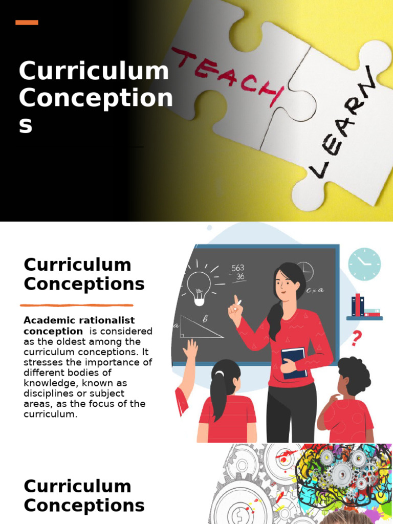 Overview of Curriculum Conceptions | PDF