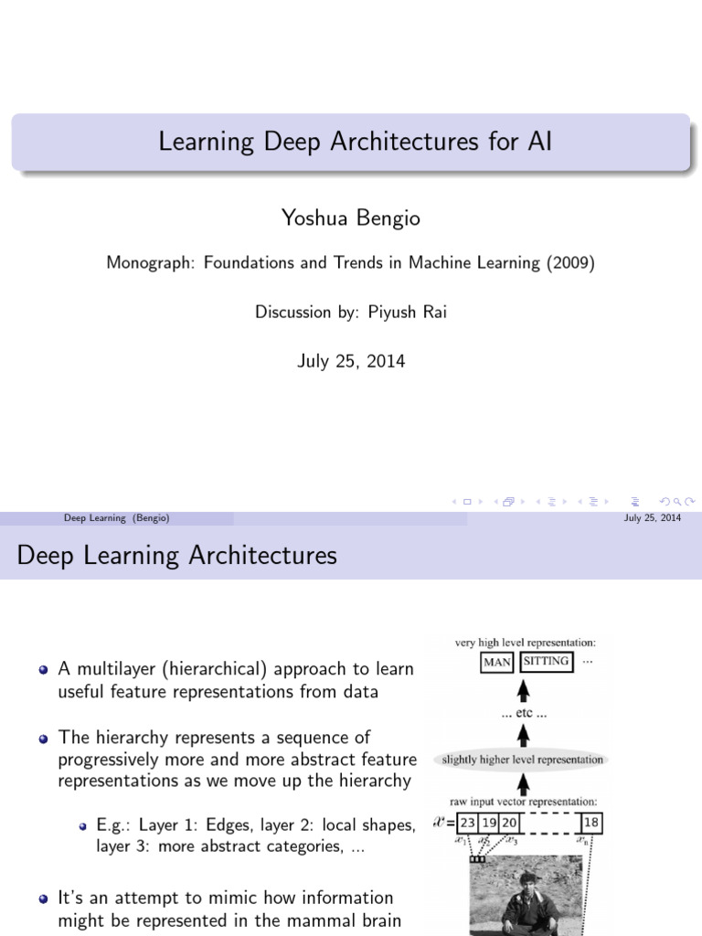 Deep Learning Architectures Explained | PDF | Deep Learning | Bayesian ...