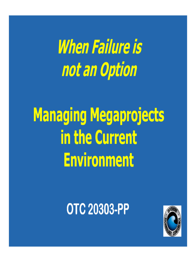 Managing Megaprojects in Extreme Environments | PDF | Risk | Liquefied ...
