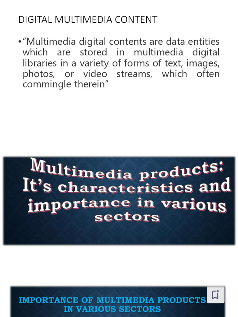 Digital Multimedia Content | PDF