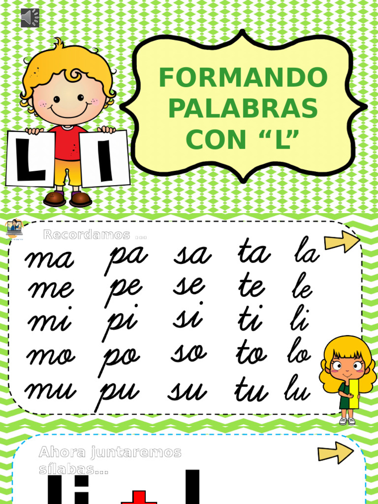 FORMANDO PALABRAS CON L | PDF