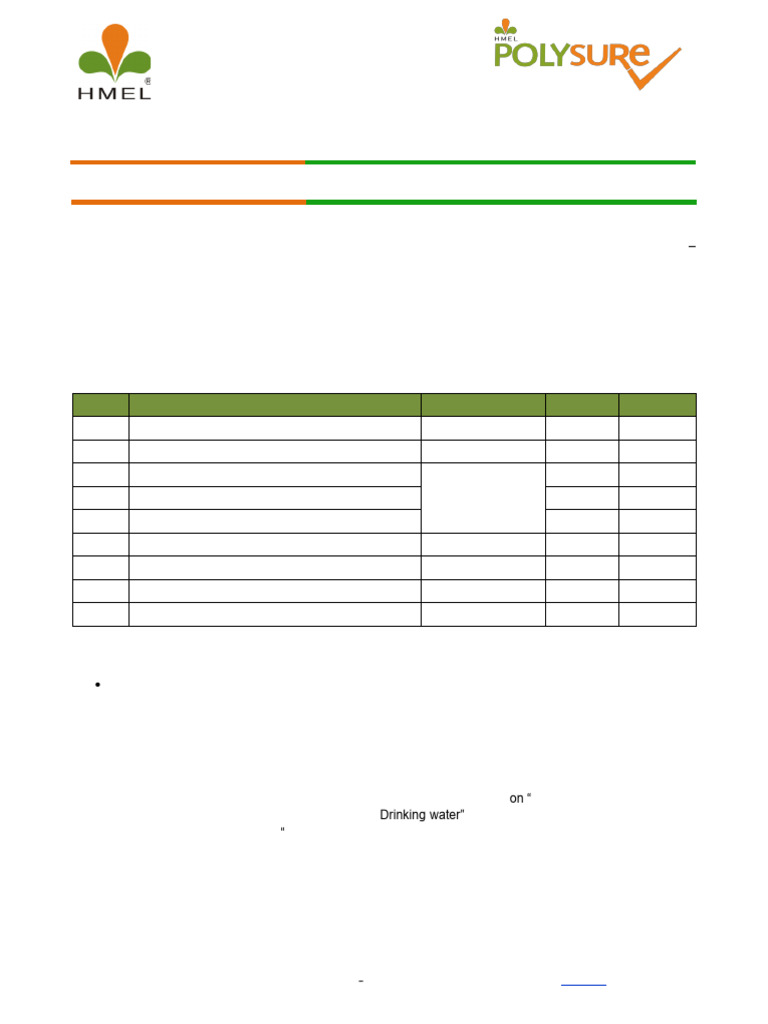 Polysure W0426L LLDPE Datasheet | PDF | Polyethylene | Chemical Substances