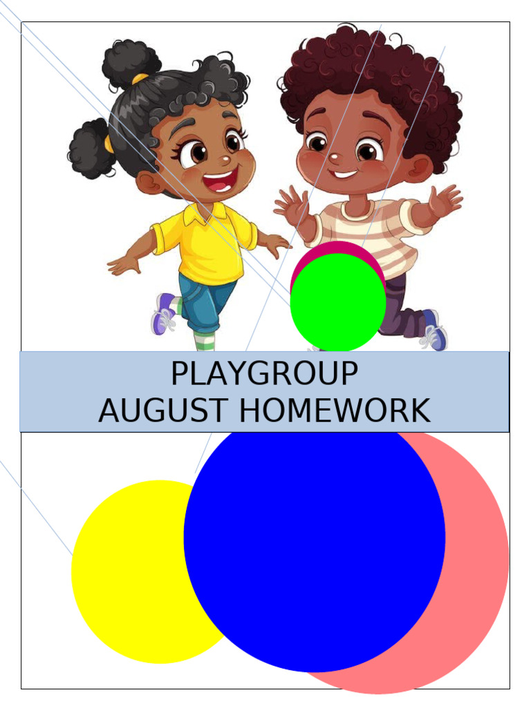 Playgroup August Homework Activities | PDF | Clothing | Fashion
