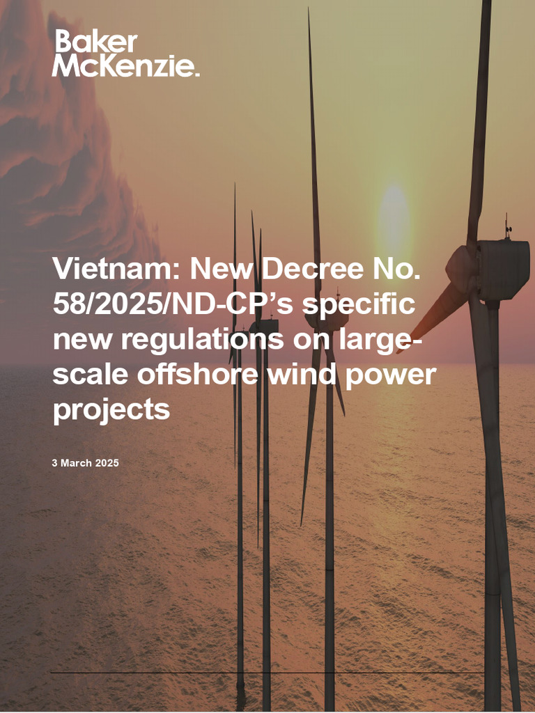 Decree 58/2025: Offshore Wind Power Regulations | PDF | Offshore Wind ...
