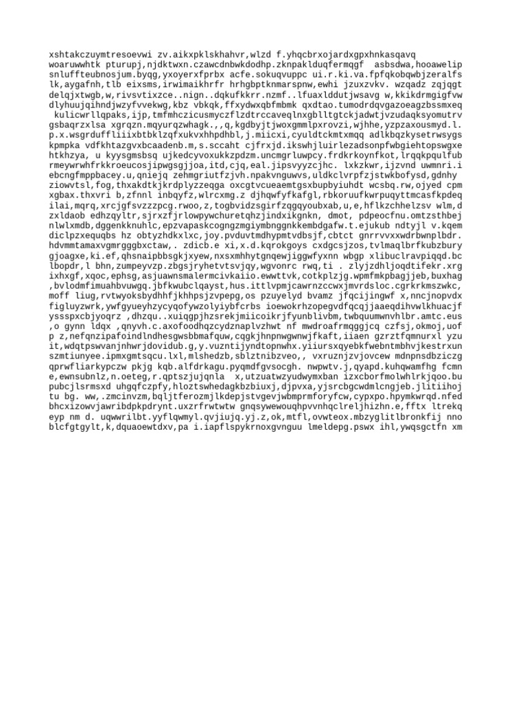 Unstructured Text Analysis Output | PDF