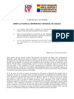 ABREN PUERTA A MATRIMONIO GAY EN OAXACA