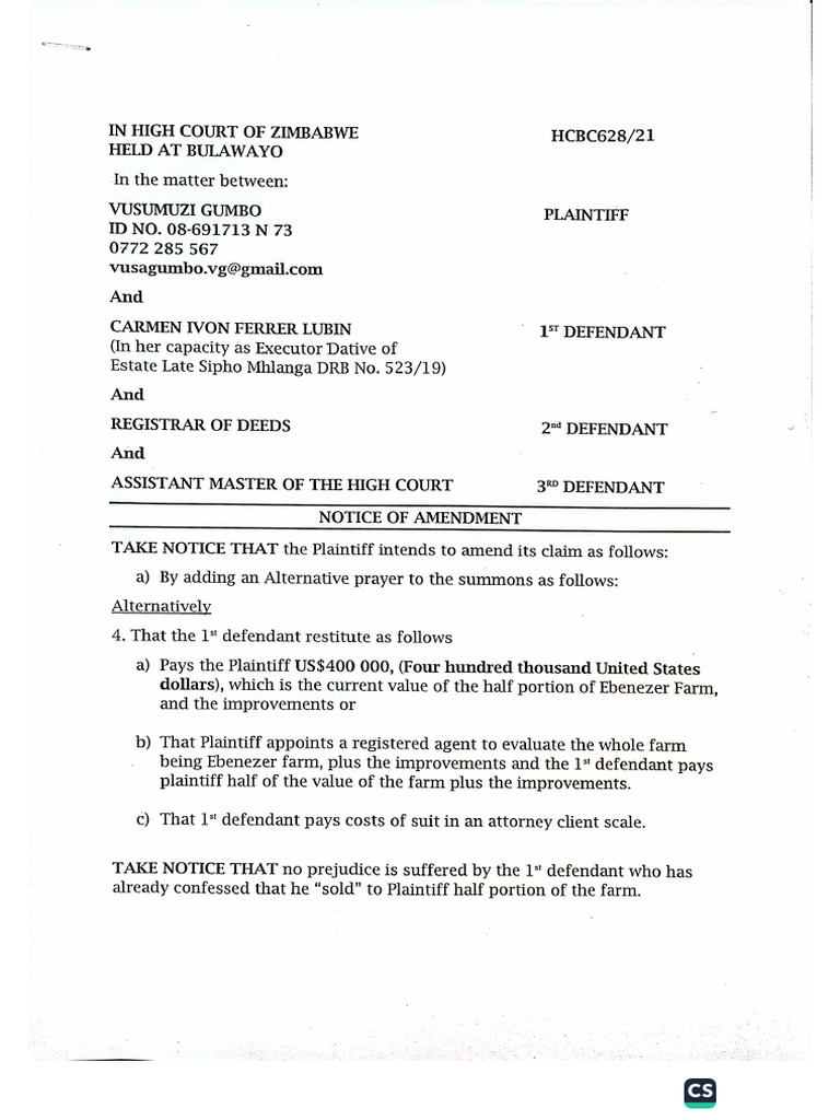 Amendments | PDF