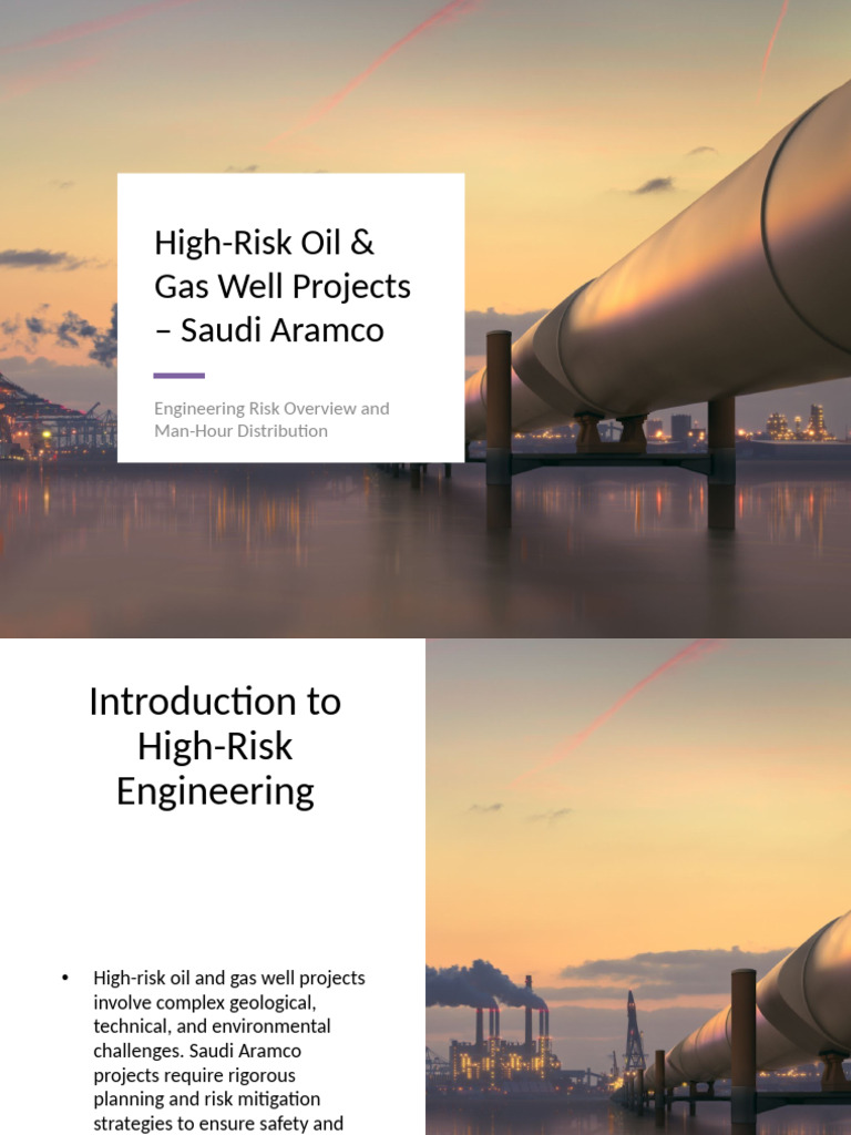 High-Risk Oil & Gas Projects Overview | PDF | Oil Well | Risk