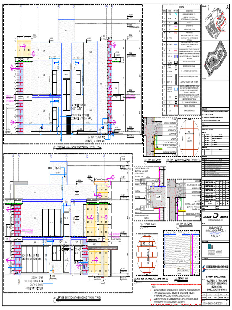 Villa Elevation & Cladding Details | PDF | Structural Engineering ...