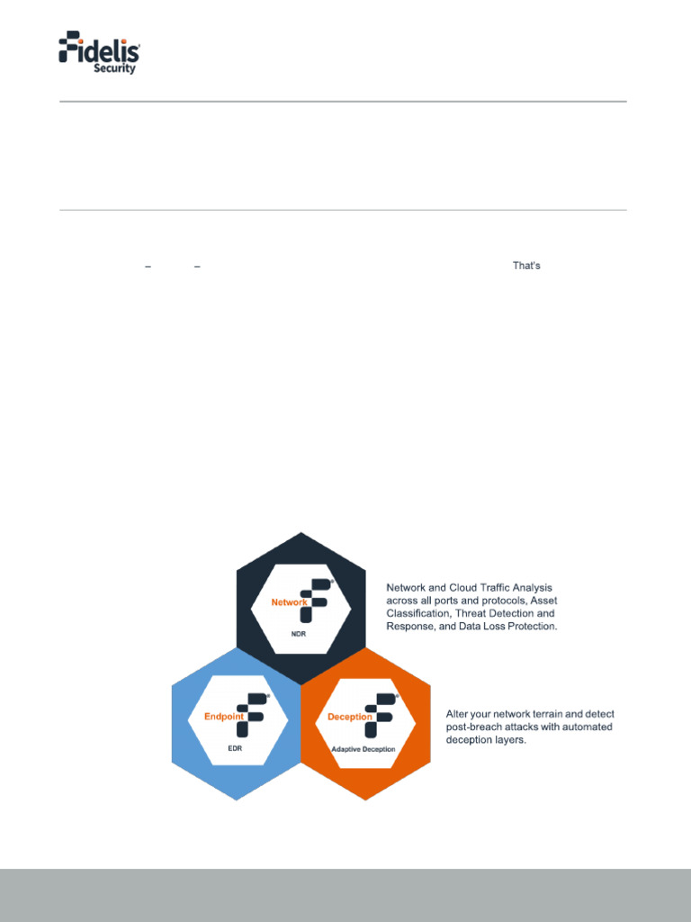 Fidelis Elevate Solution Brief Q124 | PDF | Computer Security | Security