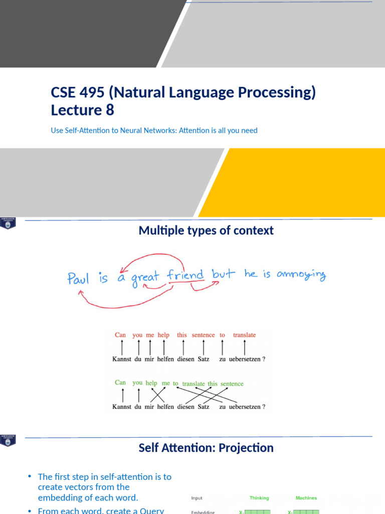Purpose of KQV Matrix in Self-Attention | PDF | Algorithms ...