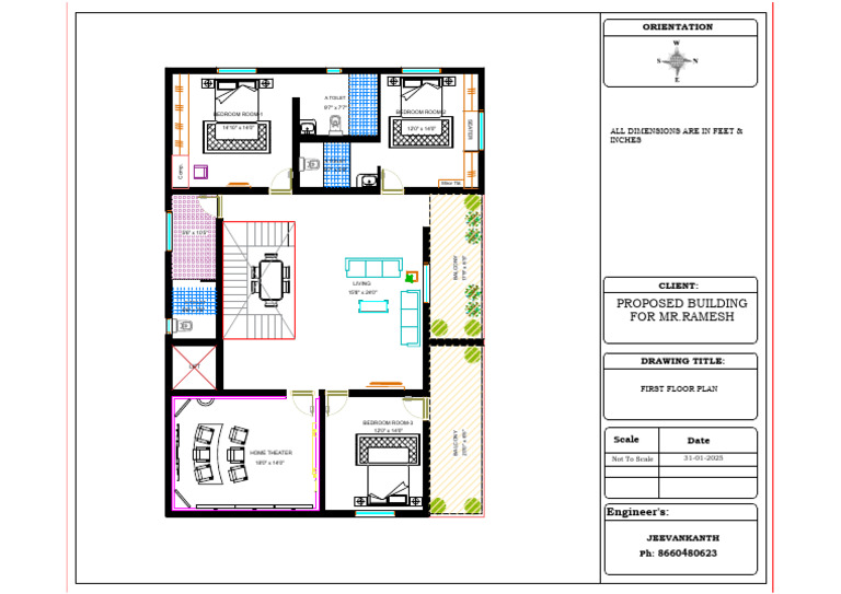 First Floor Plan for Proposed Building | PDF