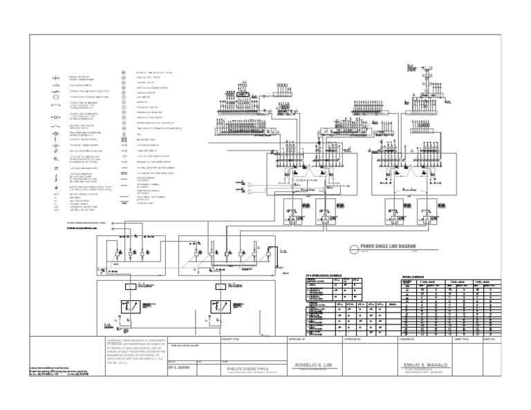 Single Line Diagram | PDF
