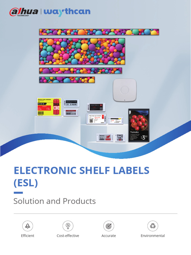 Dahua Electronic Shelf Labels Overview | PDF | Computing | Information ...