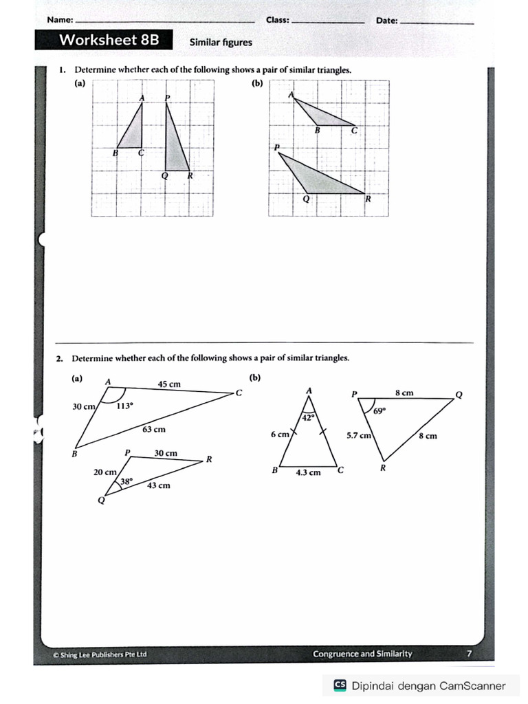 Similarity, Map, Scale | PDF
