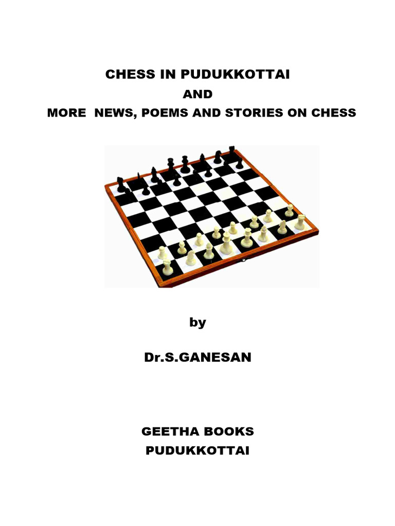 Chess Legacy and Growth in Pudukkottai | PDF | Abstract Strategy Games ...