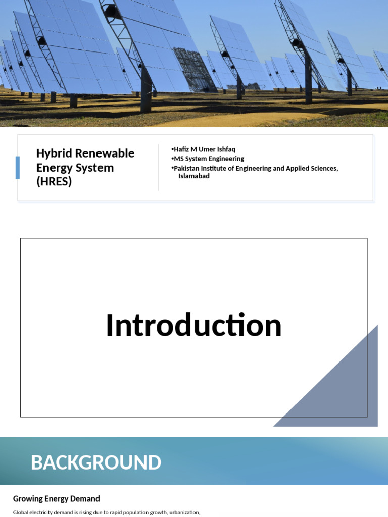 Hybrid Renewable Energy Systems Explained | PDF | Renewable Energy ...