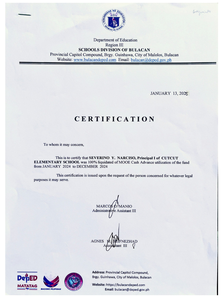 Certification | PDF