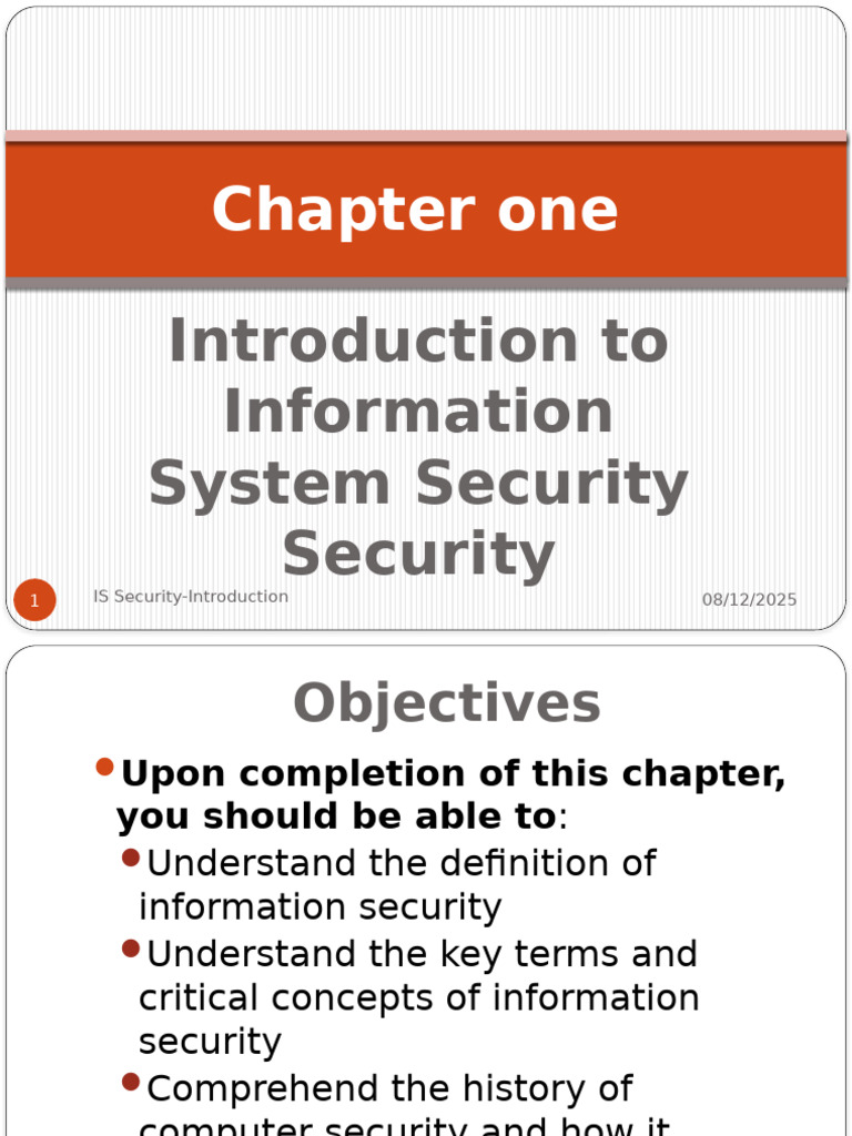 Introduction to Information Security Concepts | PDF | Security ...