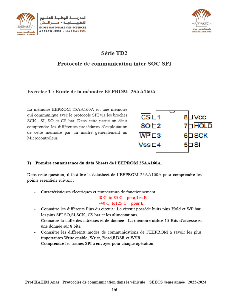 Solution TD2 Protocoles de Communication Dans Le Véhicule | PDF ...