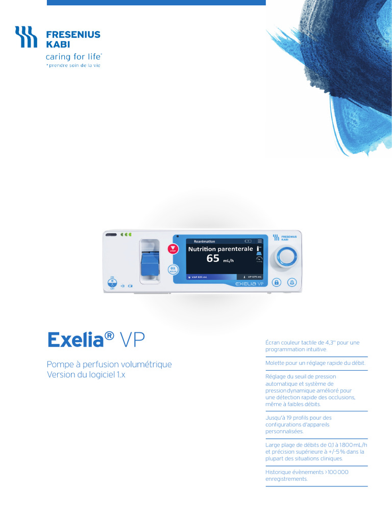 Pompe à perfusion Exelia® VP | PDF