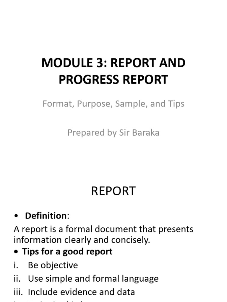 Comm Report Presentation | PDF