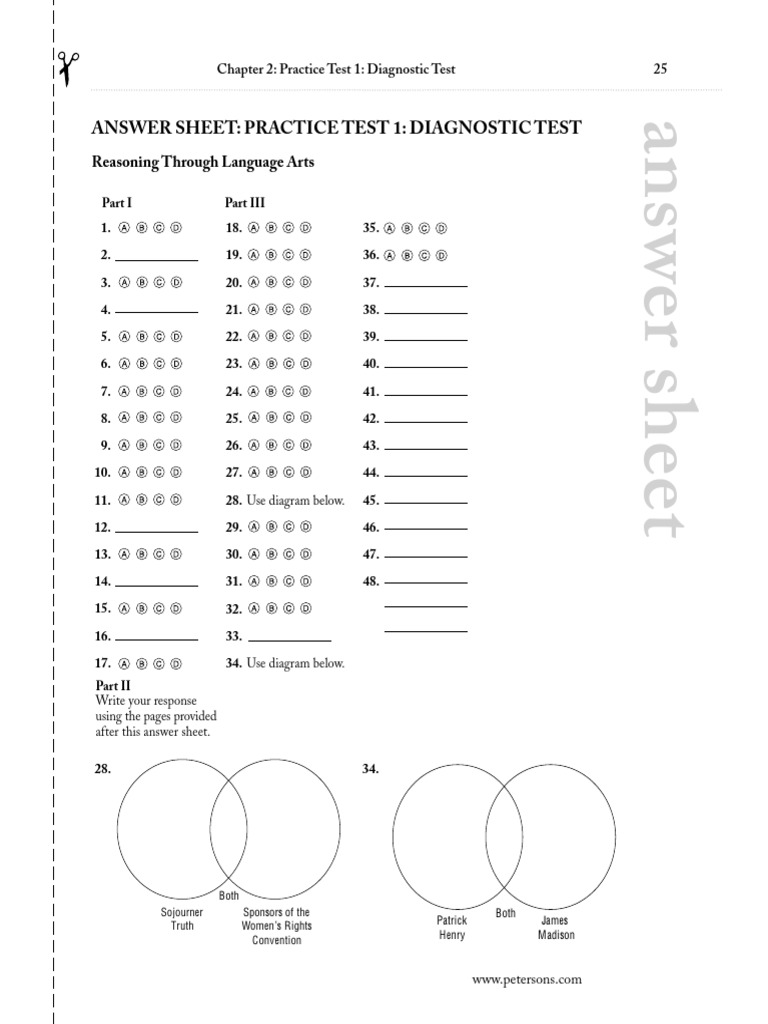 GED Diagnostic Test Answer Sheet | PDF | Chess | Chess Theory