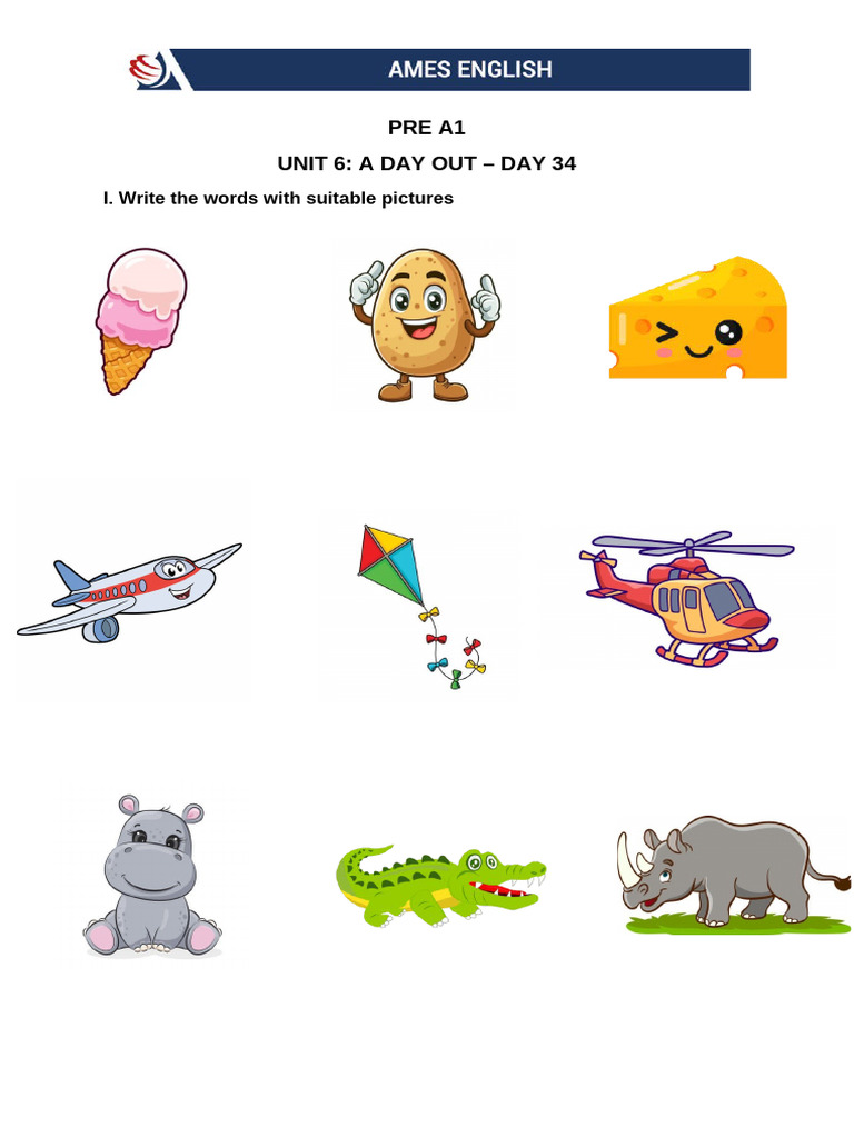 A Day Out: Activities and Questions | PDF