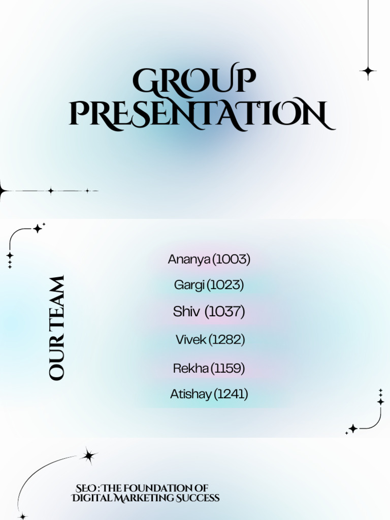 Blue and Grey Gradient Minimalist Group Project Presentation | PDF ...