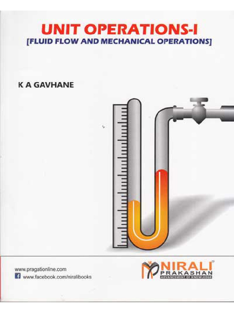 Unit Operation - I Fluid Flow Oparation | PDF | Pressure | Pump
