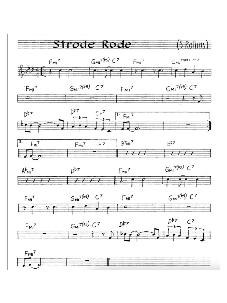 Strode Rode | PDF