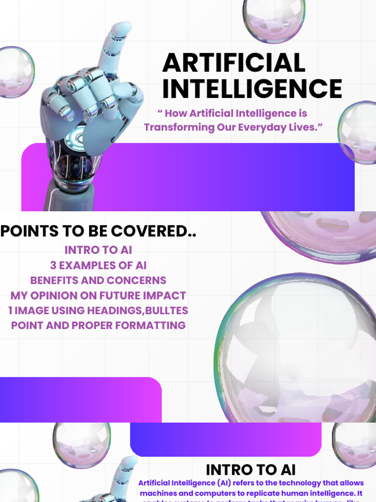 Artificial Intelligence Is Transforming Our Everyday Lives." - 20250707 ...