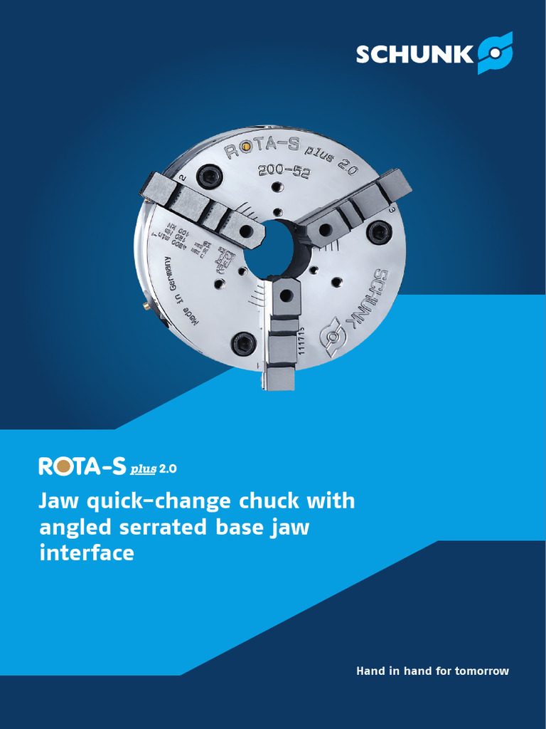 ROTA-S Plus 2.0 Manual Lathe Chuck | PDF | Metalworking | Tools