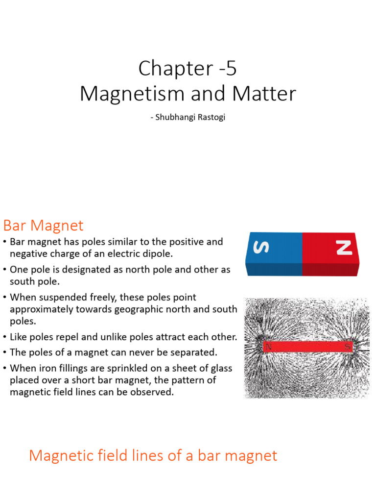 Understanding Bar Magnetism and Properties | PDF | Magnetic Field ...