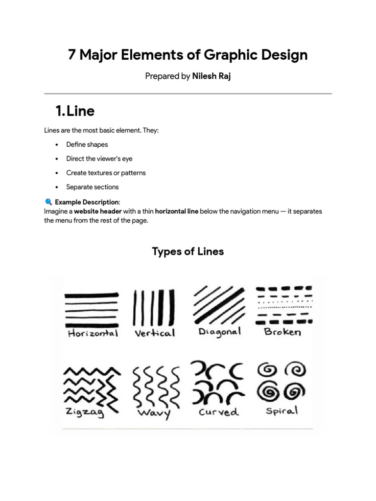 7 Key Elements of Graphic Design | PDF
