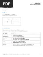 Past Simple Tense Interactive Worksheet Live Worksheets | PDF ...