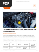 1 Moteur Reduit PDF | PDF | Turbocompresseur | Technologie des