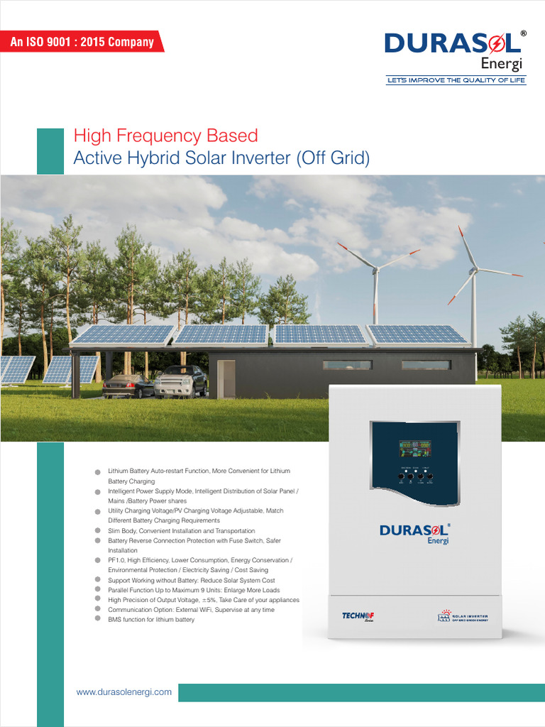 Active Hybrid Solar Inverter Overview | PDF | Power Inverter | Power Supply