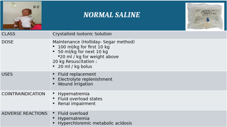 Normal Saline | PDF