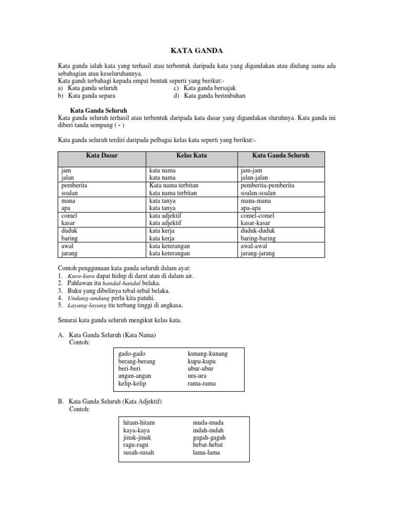 Kata Ganda Pdf
